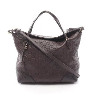 Gucci Bree Guccissima Handbag leather brown
